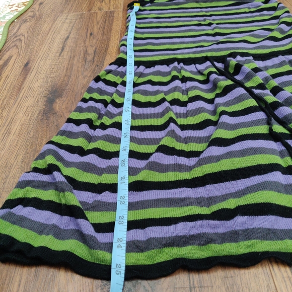 H&M Knitted Stripe Sleeveless Knee Length Dress - Picture 8 of 8